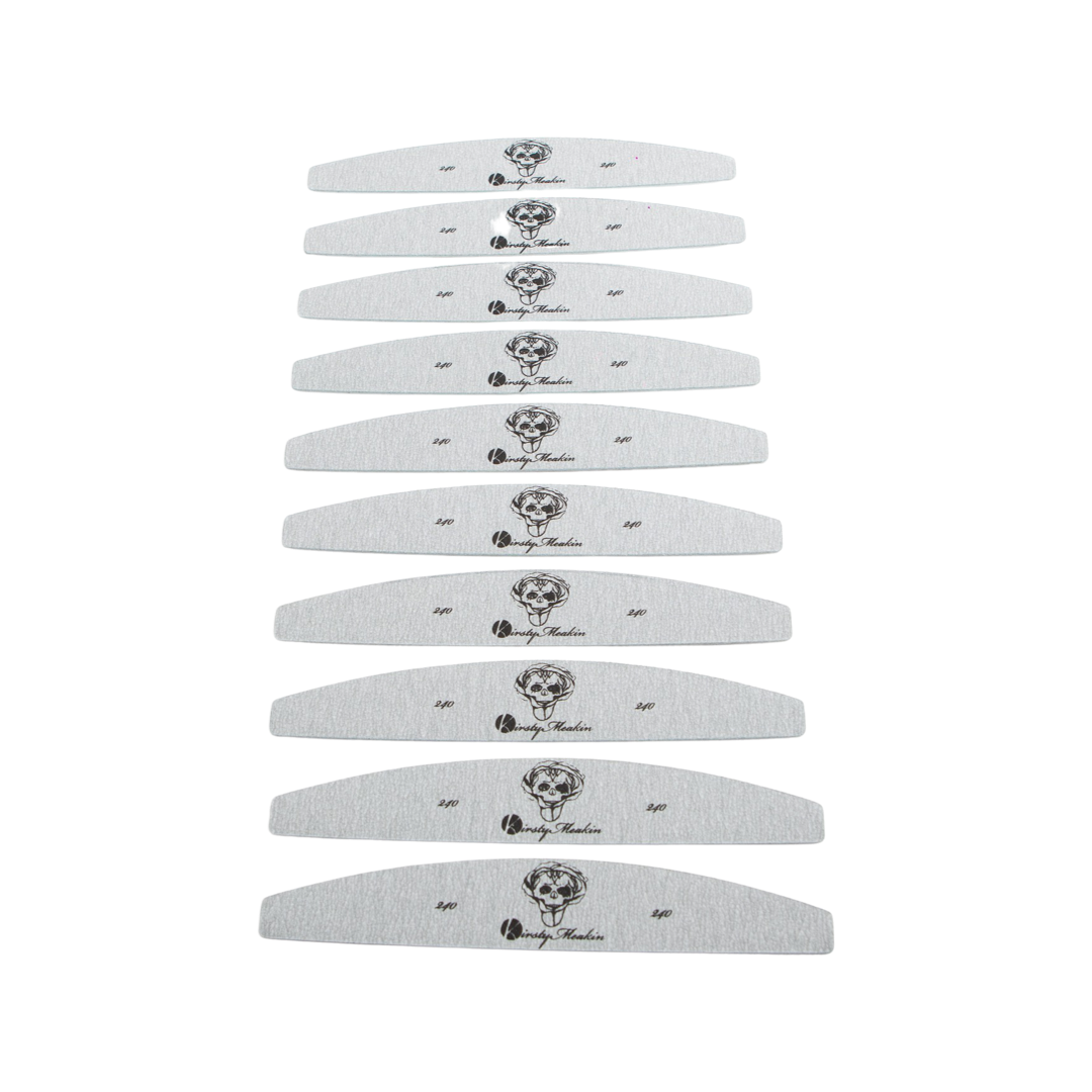 240 Grit Replacement File - Pack of 10 - Image 2