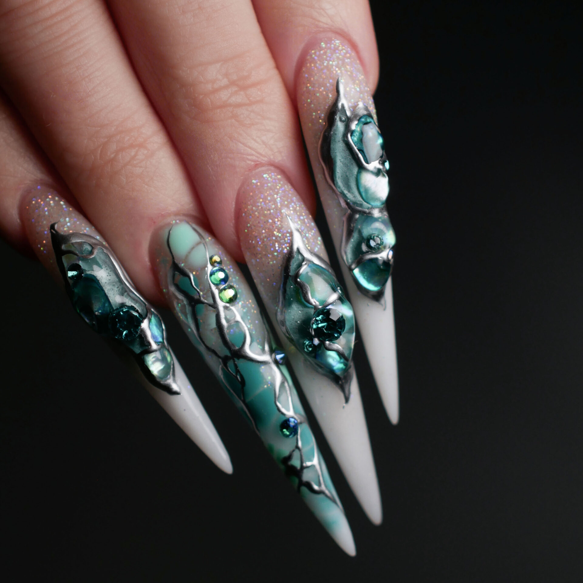 Silver Liner Gel Paint - Image 2